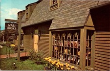 Mystic CT postcard MALI BOOKS OLDE MISTICK VILLAGE 9/12 AZ9822