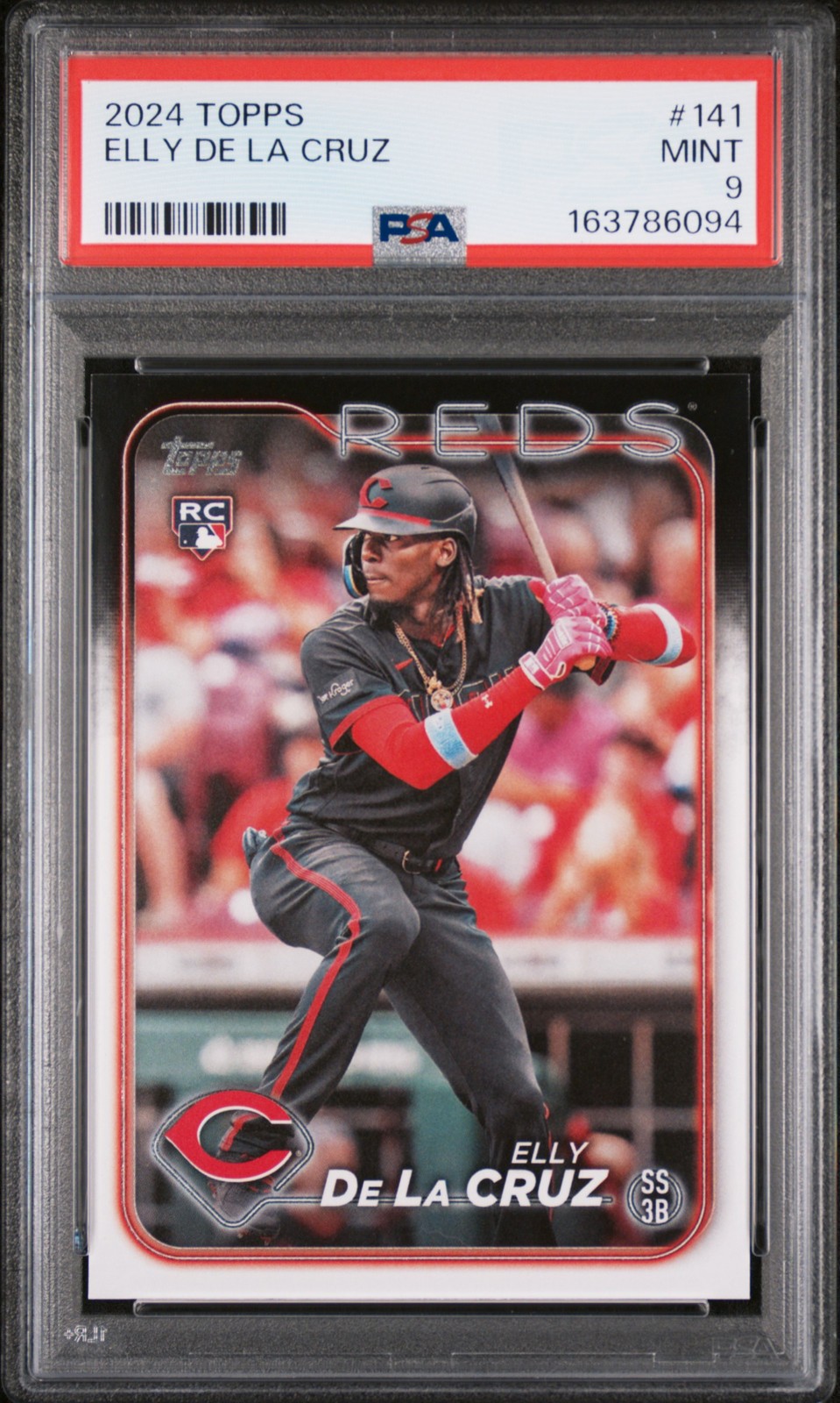 2024 TOPPS #141 ELLY DE LA CRUZ ROOKIE RC PSA 9