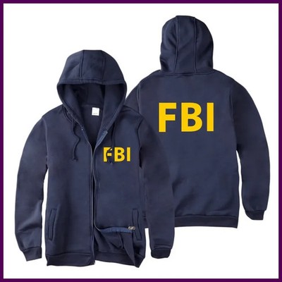 New Men's Jacket High Quality FBI Printed Outdoor Sports Jacket Windproof Jacket