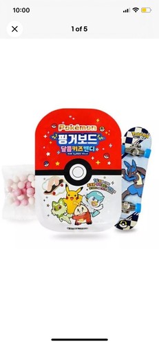 Pokemon Skateboard Fingerboard Sweet Kids Candy - Include Random Fingerboard - Picture 2 of 5