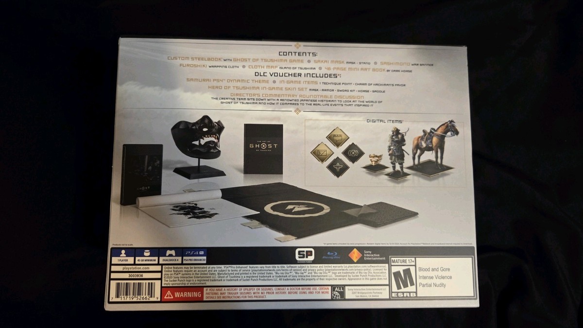 Ghost of Tsushima Collectors Edition - Sony PlayStation 4 for sale
