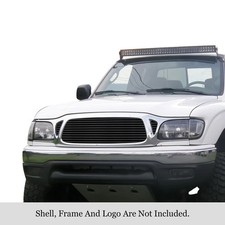 For Toyota Tacoma 01-04 Apg 1-pc Black 8x6 Mm Horizontal Billet Main Grille For Toyota Tacoma 01-04 Apg 1-pc Black 8x6 Mm Horizontal Billet Main Grille