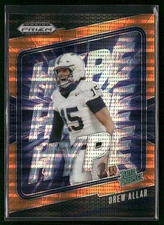 2025 Prizm Draft Picks Drew Allar Hype Orange Pulsar Prizm /75