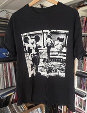 Lista Negra - Cuando la gente crece, la gente va camisa grande hardcore punk estática