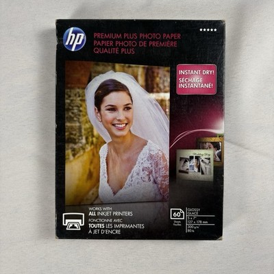 HP Premium Plus Photo Paper CR669A 60 pages New Sealed