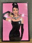 Woman With Cat Poster Framed