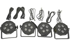 Eliminator Mega Flat Hex L Pak4 LED PAR Light Kit