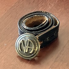 Vintage 70s Narcotics Anonymous Brass Plated Belt Big Size 47  Length Overall NA