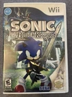 SEGA Sonic and the Black Knight Nintendo Wii disc + case w/ Manual