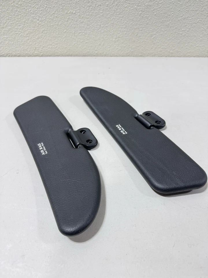 Par de parasoles interiores BMW Z3 E36 1998-2002 Roadster negro OEM Foto 2 de 4