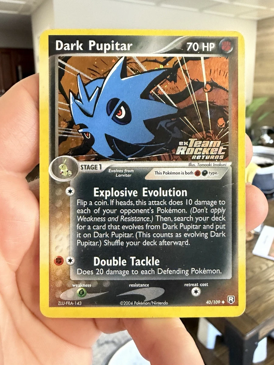 Dark Pupitar Pokmon TCG Cards for sale | eBay