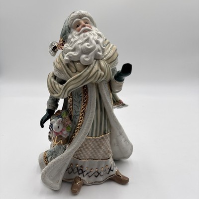 FITZ & FLOYD Studio Collection Gregorian Santa Figurine No Lantern- 13 