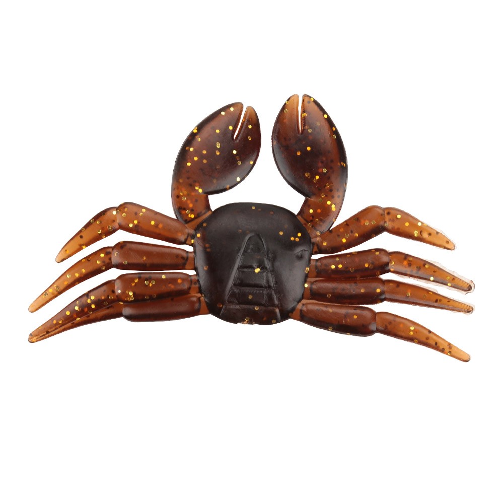 5Pcs/Lot PVC Soft Lifelike Fishing Lures Crab Artificial Bait Tackle Accesso KRI