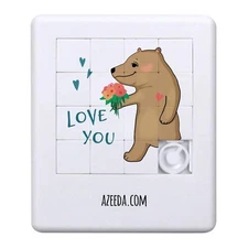 'Bear With Flowers' Sliding Puzzle (PZ00036197)