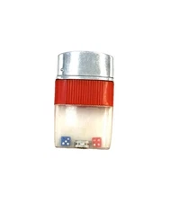Vintage Scripto Vu Style Lighter Dice Die No Spark Used Untested Red Gambling