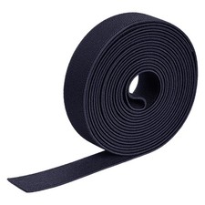 Twill Elastic Band Double-Side 1" Flat 4 Yard Flat Elastic Cord Navy