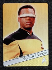 2017 Star Trek 50th Anniversary Metal Geordi LaForge LeVar Burton #M17 02ro