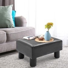 HOMCOM Fußhocker Sitzhocker Hocker Bank Sitzbank Chesterfield aus Kunstleder Neu