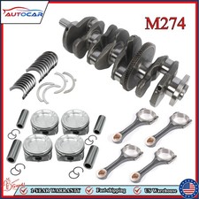 M274 For Mercedes-benz M270 2.0l Engine Crankshaft Conrods Bearings Piston Set