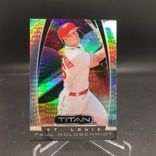 Paul Goldschmidt 2019 Panini Chronicles Titan Hyper 20 #/299 St. Louis Cardinals