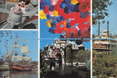 D300668 Disneyland A Magical Realm of Fantasy Walt Disney Multi View