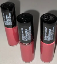 LANCOME Matte Shaker Liquid Lipstick 270 PEACH NUDE mini travel 0.1 oz LOT OF 3