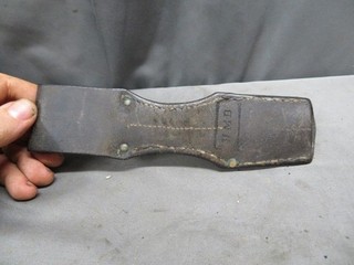 WWI GERMAN 84/98 MAUSER BAYO LEATHER FROG UNUSUAL MARKING