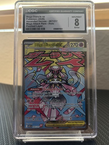 Mega Diancie ex graded CGC 8 for sale on eBay