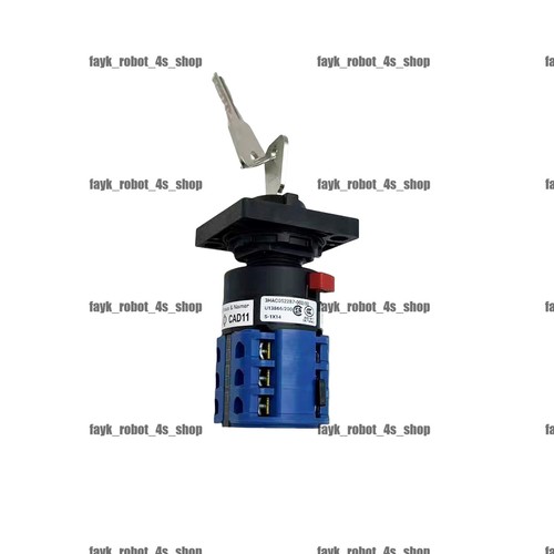 ON6KB Gabinete de control Interruptor de modo de 3 velocidades con teclas para piezas de controlador de robot ABB - Imagen 9 de 19