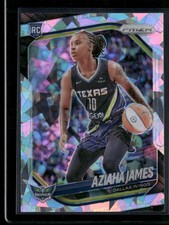 2025 Panini Prizm WNBA Aziaha James #83 Ice Prizms