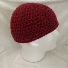 Adult Handmade Crochet Thick Warm Skull Cap