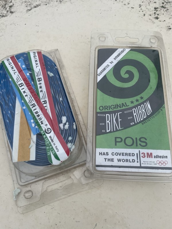 Vintage Ambrosio Italian Ribbon Nos Road Bike Bar tape Italy
