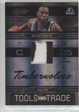 2009 Absolute Memorabilia Black Spectrum Prime Materials 22/25 Al Jefferson 4i6