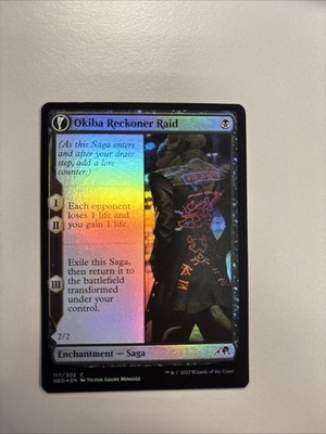 Okiba Reckoner Raid/ Nezumi Road Captain Magic The Gathering Foil NEO