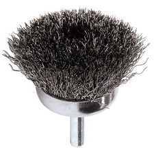 WEILER 90116 Crimped Wire Cup Brush,Stem,1-3/4 In. 3A203