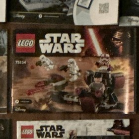 LEGO Star Wars Illustrated Instruction Manuals Lot, Sets 75243, 75218, 75270