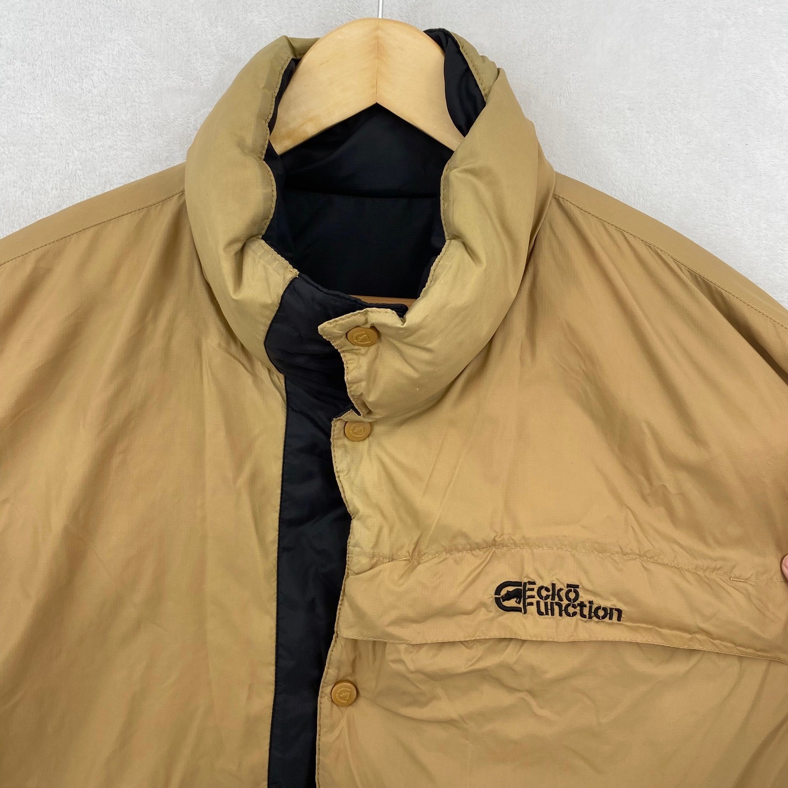 Ecko Function Reversible Puffer Jacket Mens L Bla… - image 4