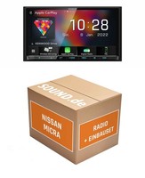 Autoradio Kenwood DMX8021DABS FüR Nissan Micra K13 (Wireless) Apple Carplay (Wir
