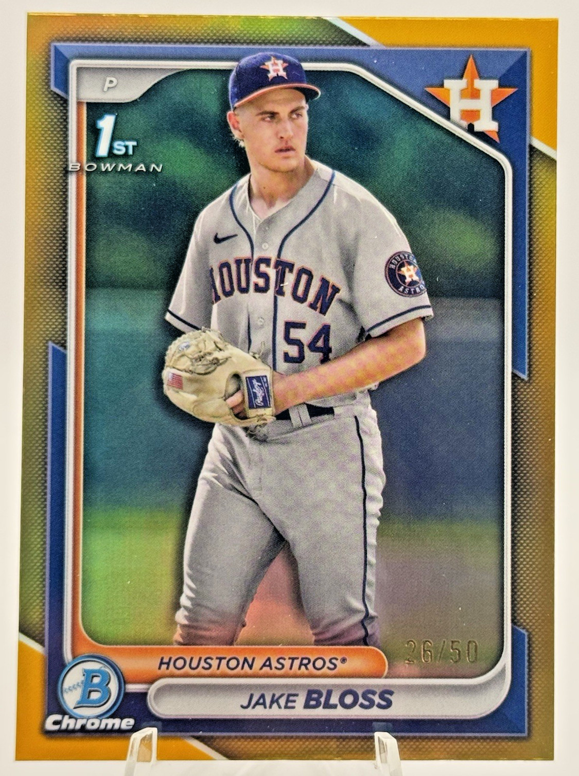 Jake Bloss 2024 Bowman Chrome 1st #BCP-189 Gold /50