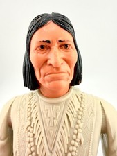 Vintage 1972 Marx Native American Indian Chief 12 Action Figure MCMLXXII