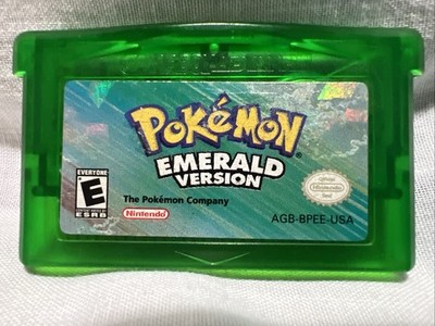 pokémon emerald version AGB-002   Nintendo Gameboy Advance-works