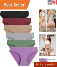 Silky Seamless No-Show Women's Bikini Panties 6 Pack - Ultimate Comfort