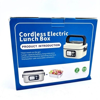 New 200 Watts 1500 ML Capacity Cordless Electric Lunch Box Model B12