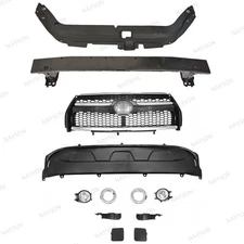 For RAV4 2009-12 Limited Front Chrome Grille/Bumper Reinforcement Bar/Fog Lights