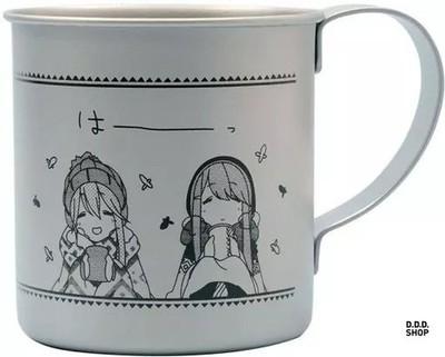 Nadeshiko und Rin Edelstahlbecher Yuru Camp Camping Duo Edelstahlbecher