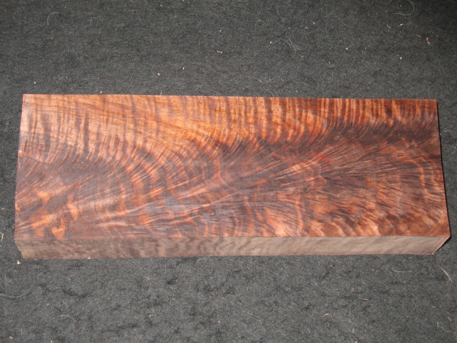 Crotch Curly Claro Walnut Lumber Block Carving Art Craft Knife 14