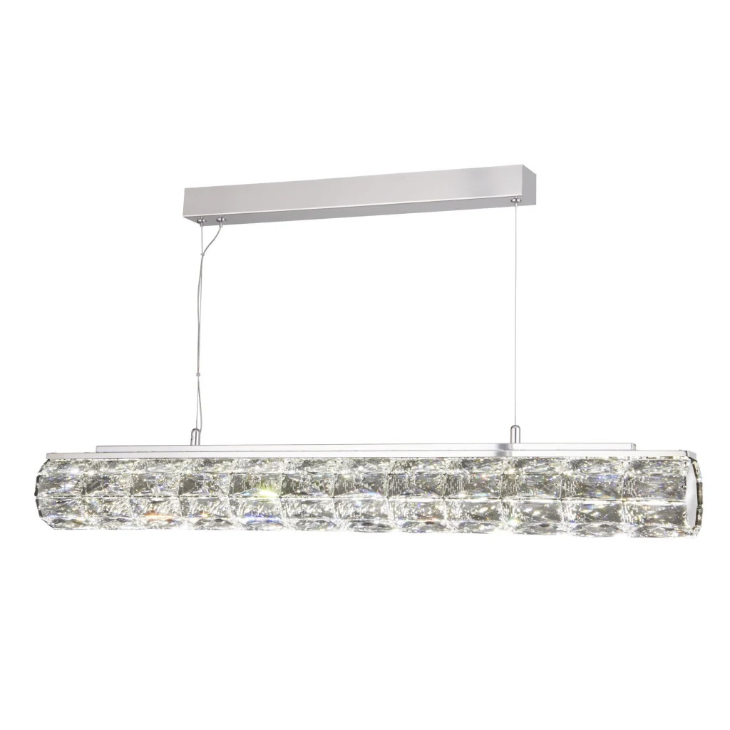 Ceiling Light Silver Remy LED Bar Chrome Searchlight 5861CC