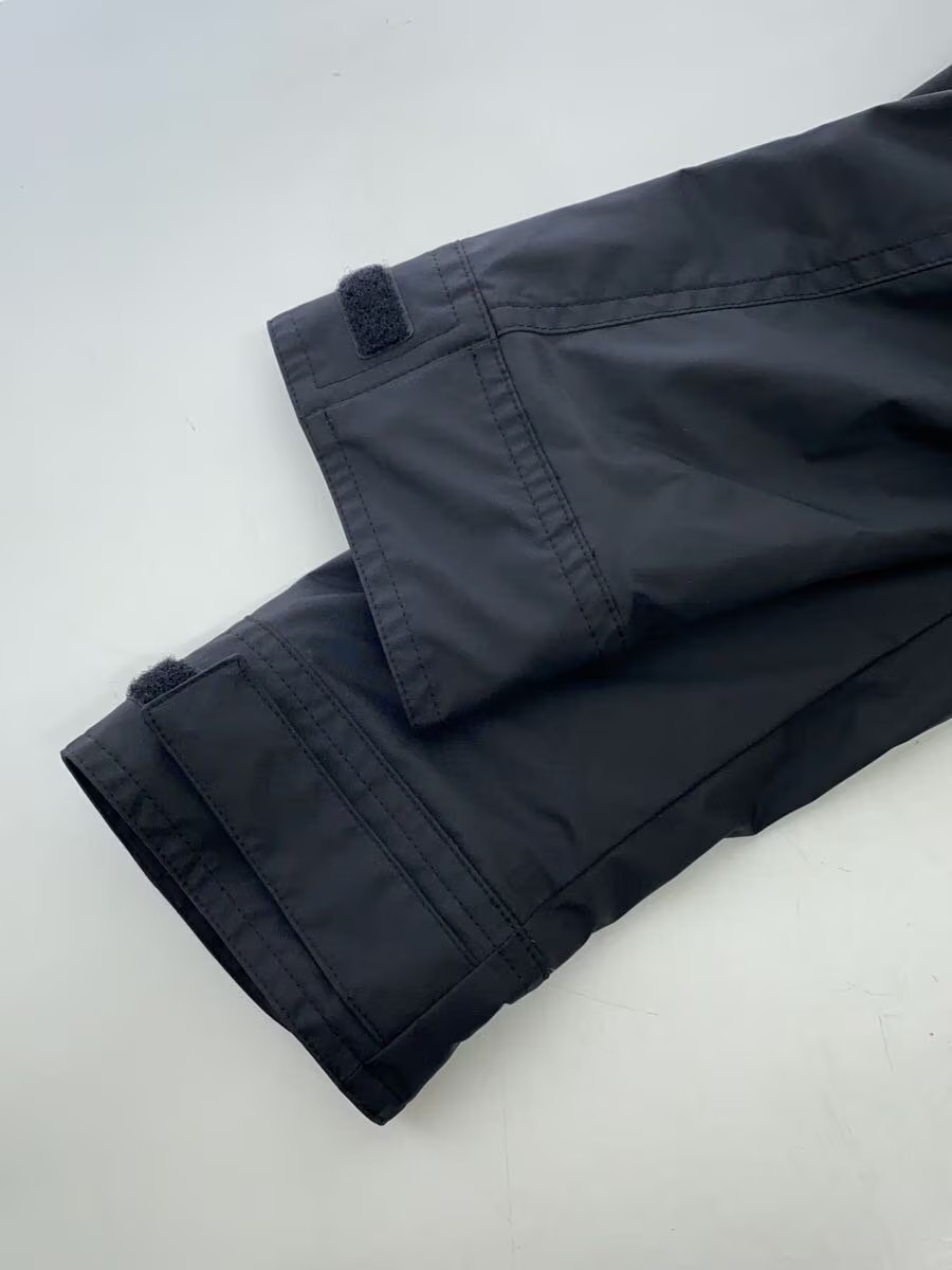 MK MICHEL KLEIN homme Blouson, Size 46, Nylon, Black, Solid Color, MNJDM-01390