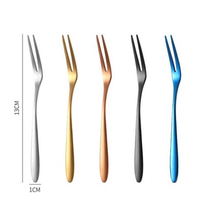 Elegante Speisenpflücker aus Edelstahl zum Servieren und Genießen 6er Pack