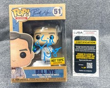 Bill Nye The Science Guy Signed Autographed Funko #51 Figure Hot Topic  JSA